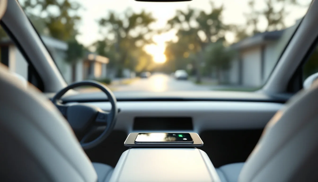 Mobile automotive locksmith pairing a Tesla NFC key card on the center console touchscreen in Irving TX